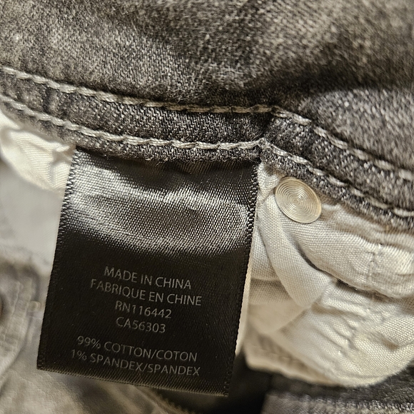 Ninth Hall 28w Men's Lure Distressed Black Jeans - Picture 5 of 11